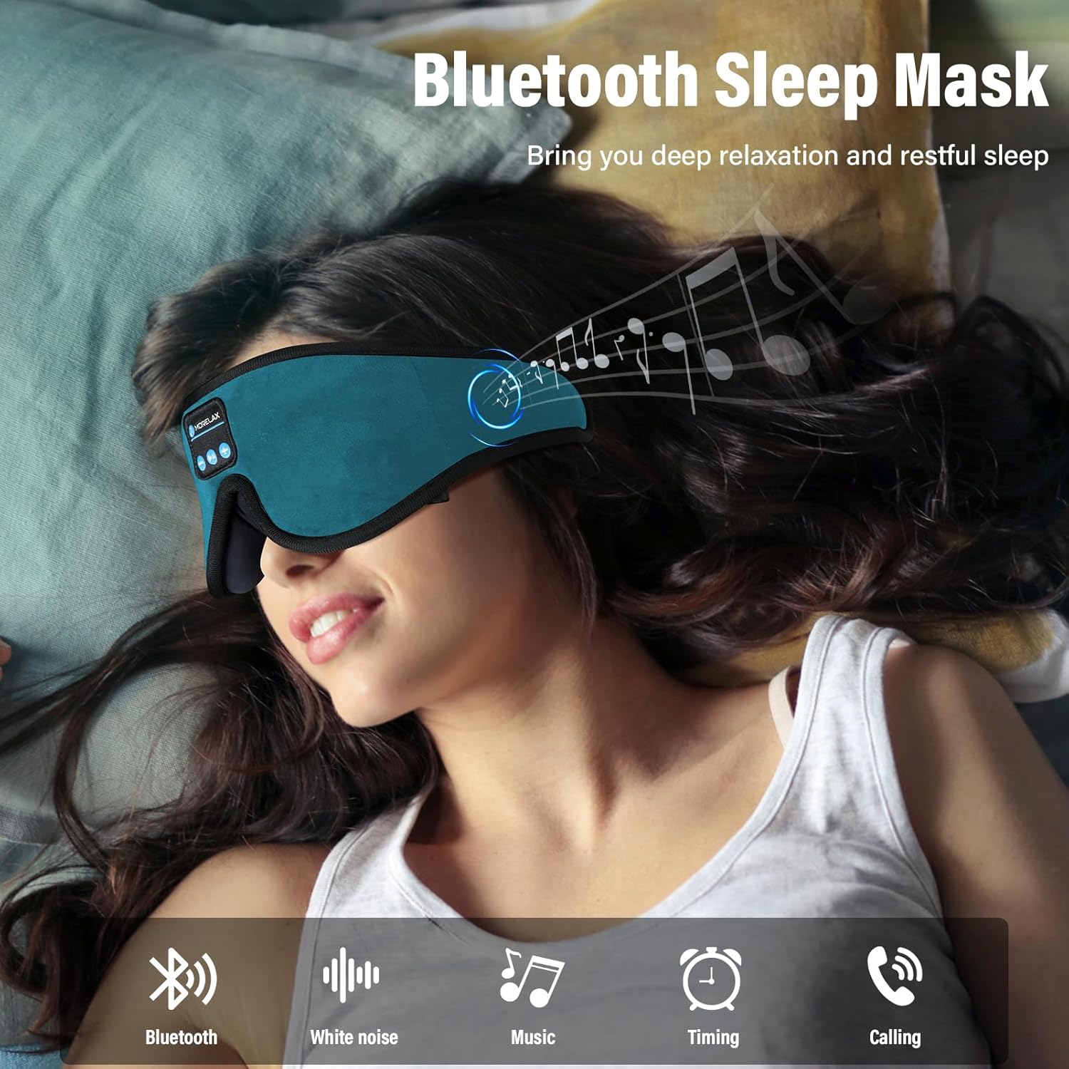 Fascia Con Cuffie Per Sonno In Lycra Cozyphones - Comoda Per Dormire Fascia Con Cuffie Per Sonno In Lycra Cozyphones - Comoda Per Dormire