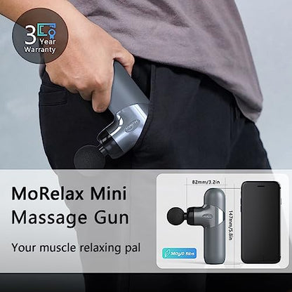 Mini Massage Gun Deep Tissue,Portable Percussion Muscle Massager for Whole Body Back Pain Relief,Electric Handheld Sport Massager