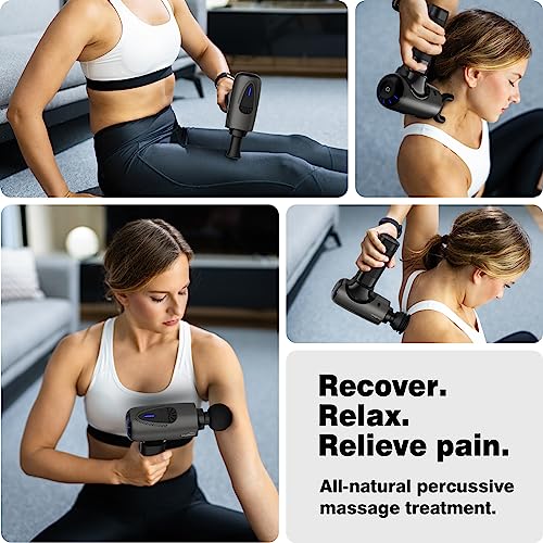 Morelax Percussion Muscle Massage Gun Deep Tissue with 12MM Amplitude,Handheld Electric Back Massager